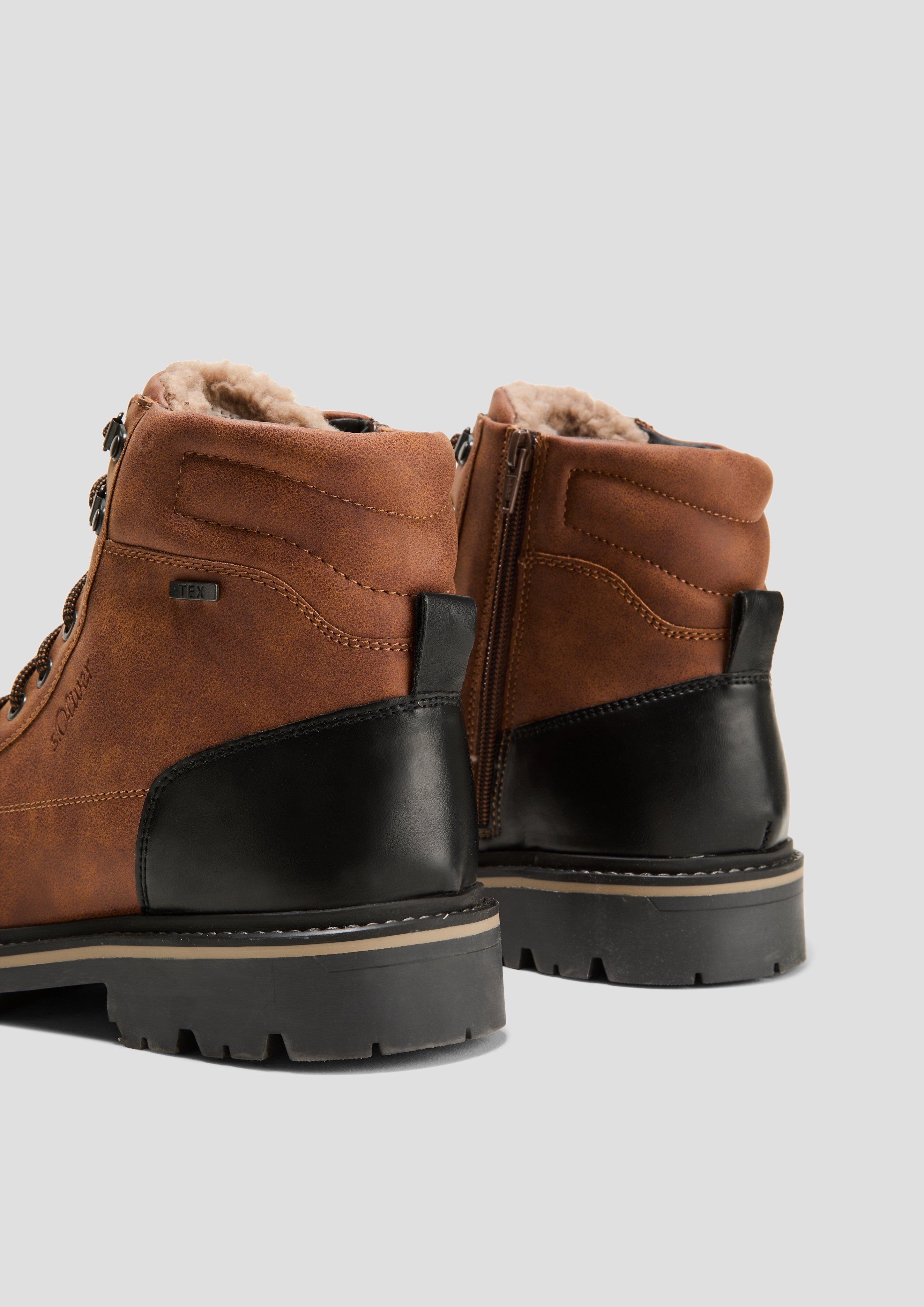 Gefütterte Schnür-Boots  6008624-305