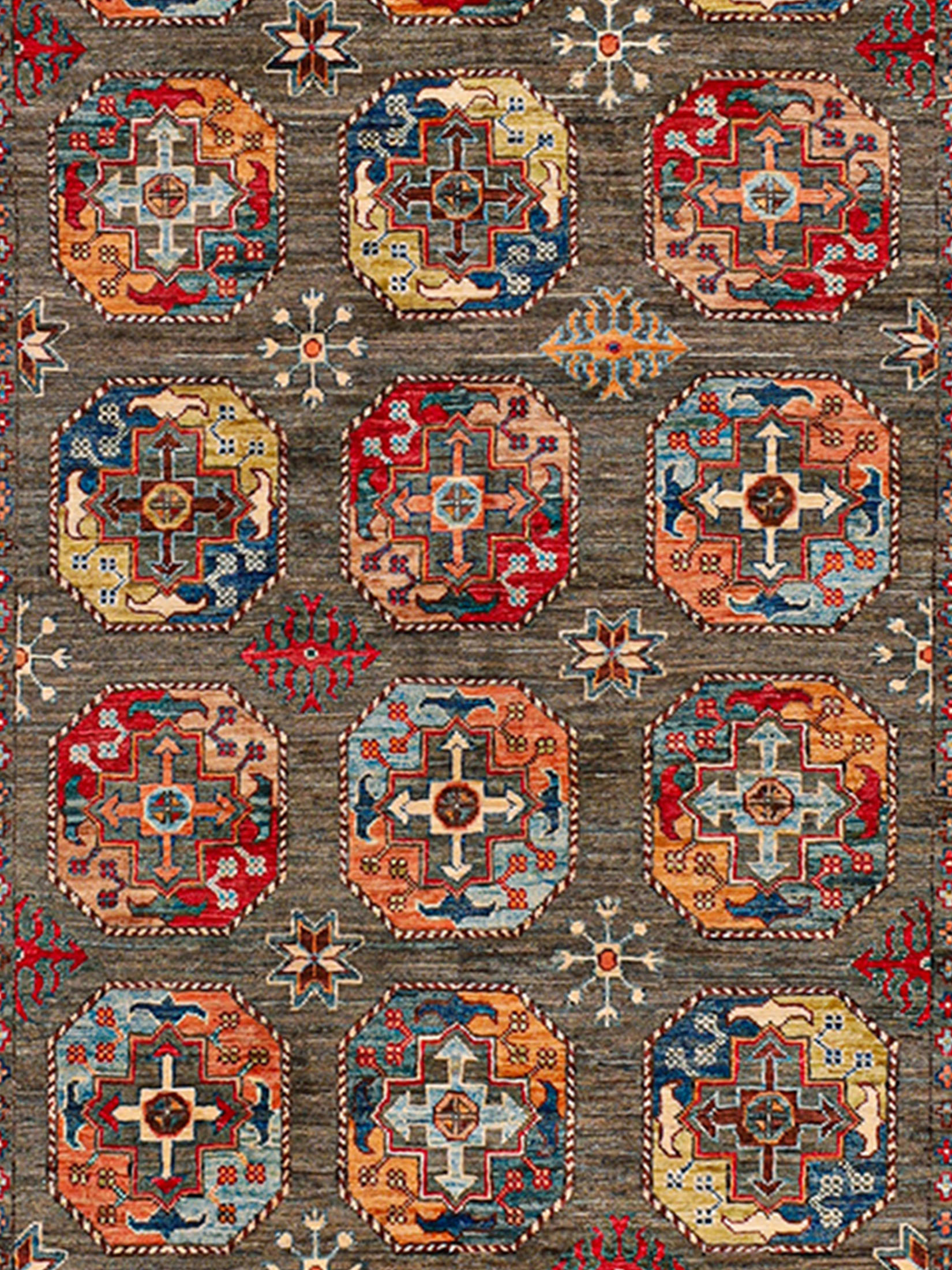 Buchara Ghazni ca. 217 x 153 cm, Unikat / Einzelstück