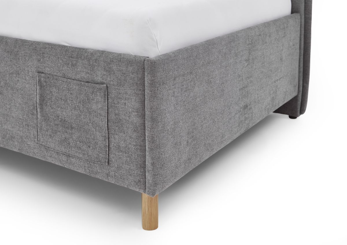 Meise Polsterbett Fun grau 90 x 200 cm