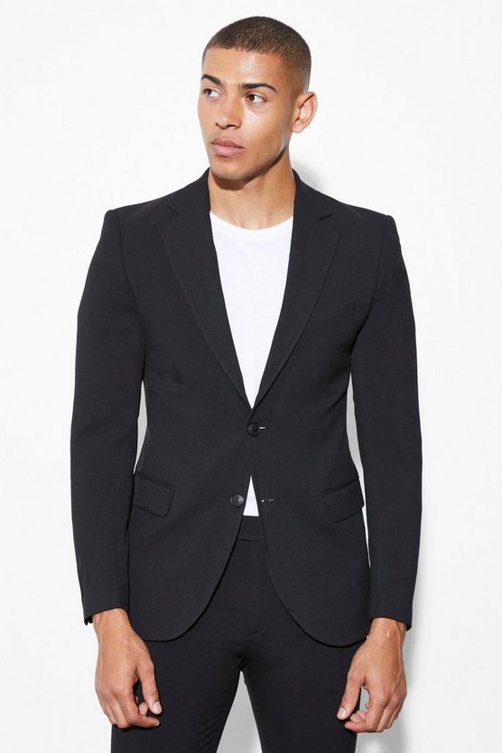 Einreihige Skinny Anzugjacke