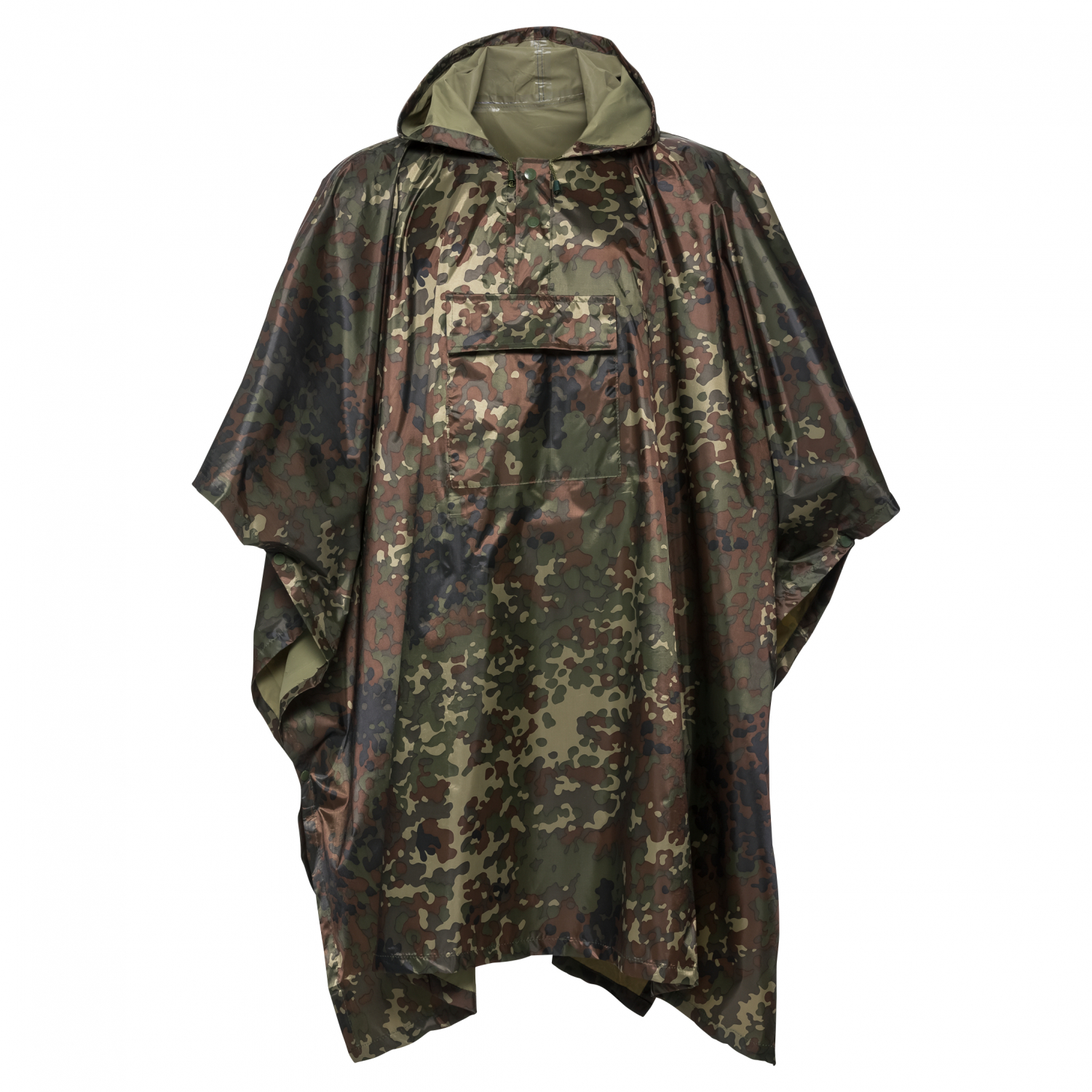 il Lago Basic Unisex Poncho Camou