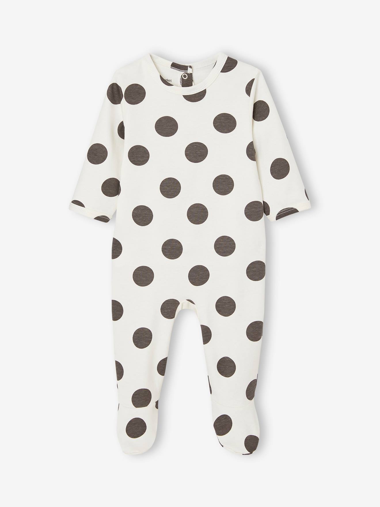 Vertbaudet 3er-Pack Baby Strampler BASIC, Interlock-Jersey - pack salbeigrün savanne