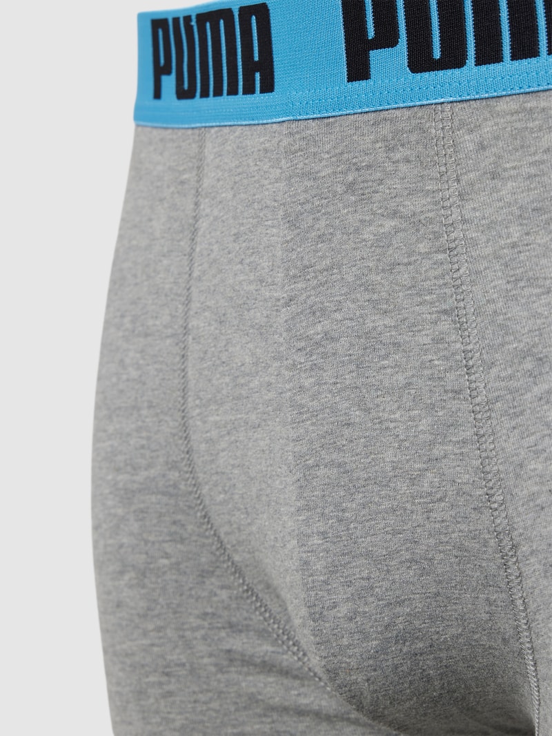 Boxershorts mit elastischem Logo-Bund im 2er-Pack in hellblau