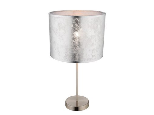 meineWunschleuchte LED Nachttischlampe, Leuchtmittel stufenweise über Schnurschalter dimmbar, LED wechselbar, warmweiß, groß-e Designer-lampen dimmbar Fensterlampe für Fensterbank, Höhe 50cm
