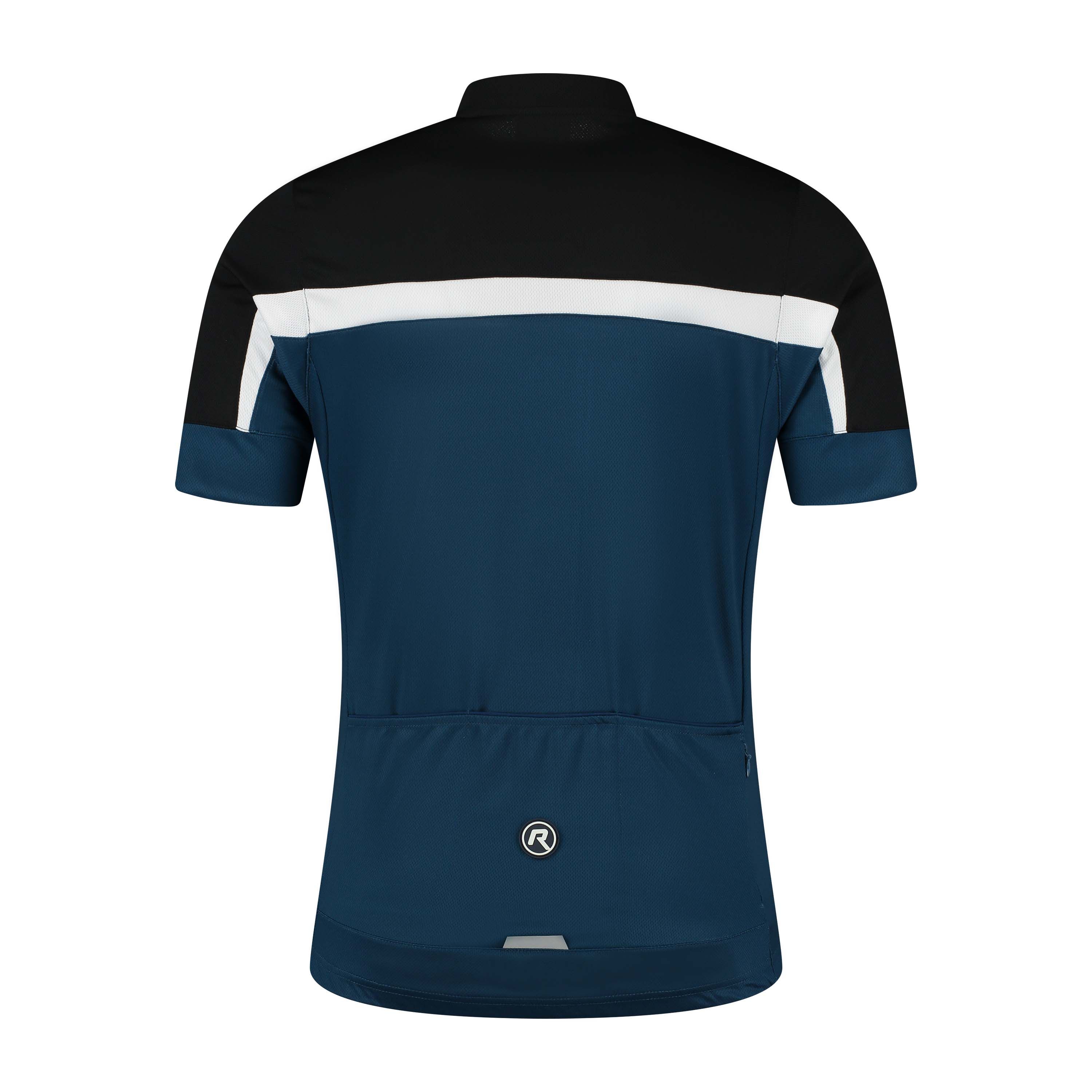 Rogelli Course Schwarz/Blau Herren Radtrikot Kurzarm