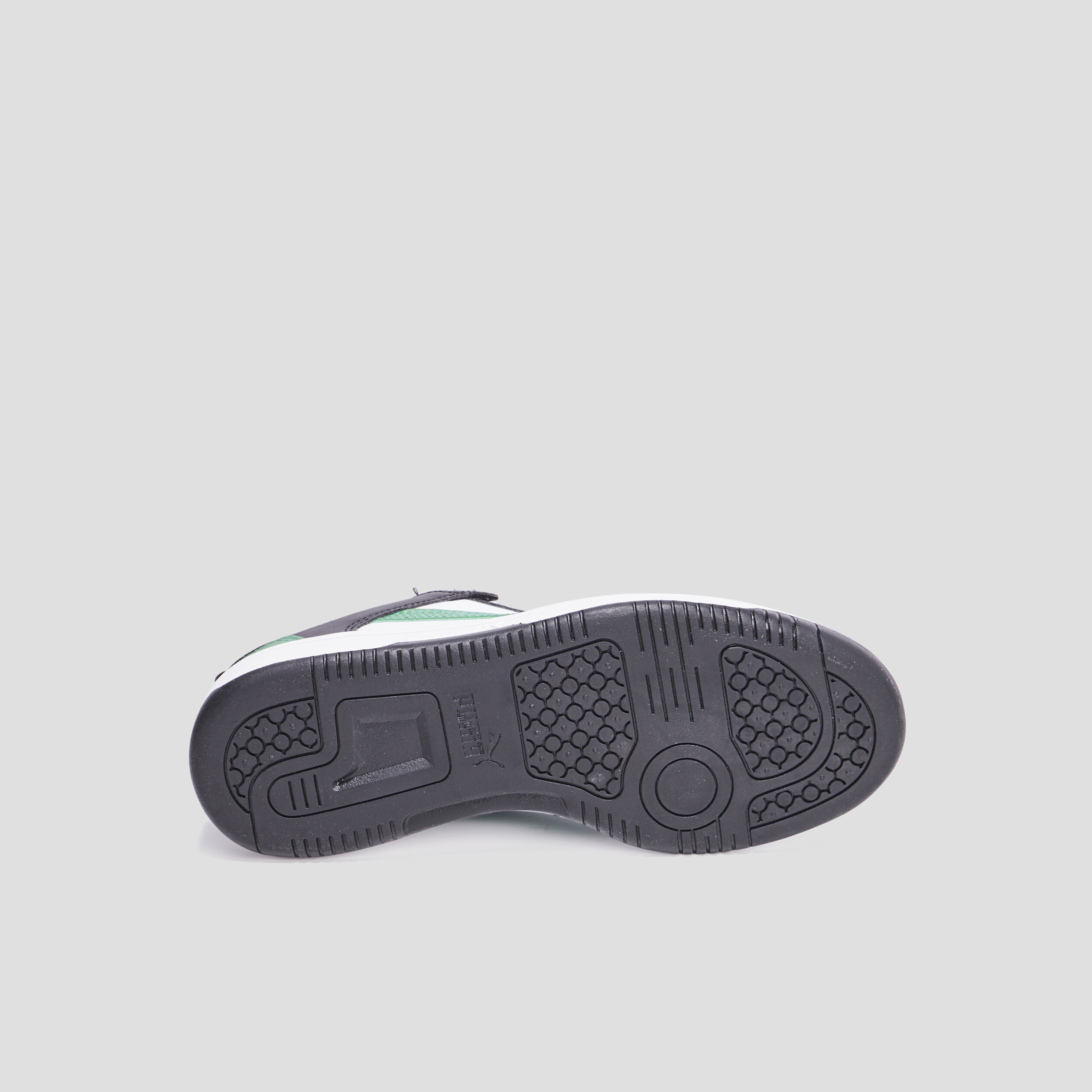 Tennis basse à lacets Puma Rebound vert garçon | La Halle