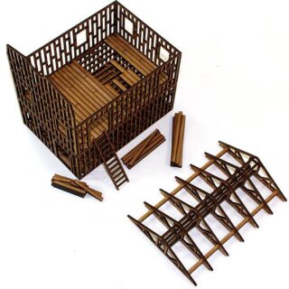 28mm Double Storey Small Building Under Construction