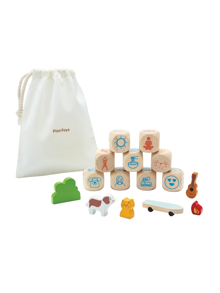 Plan Toys Würfelspiel Geschichten erzählen ab 3 Jahre günstig kaufen onesize