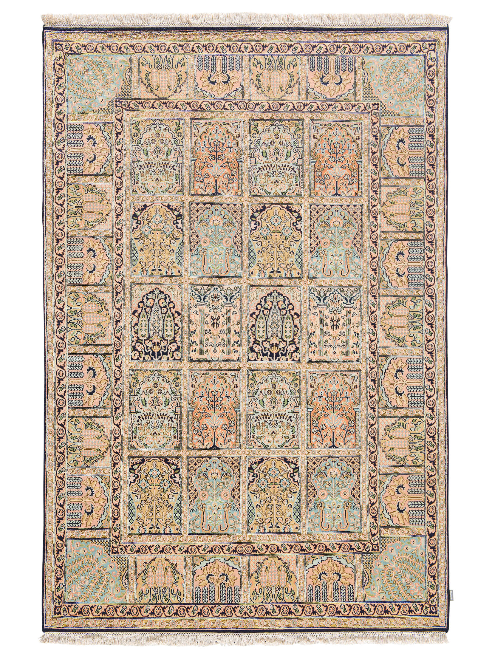 Kaschmir Seide 18/18 ca. 149 x 221 cm, Unikat / Einzelstück
