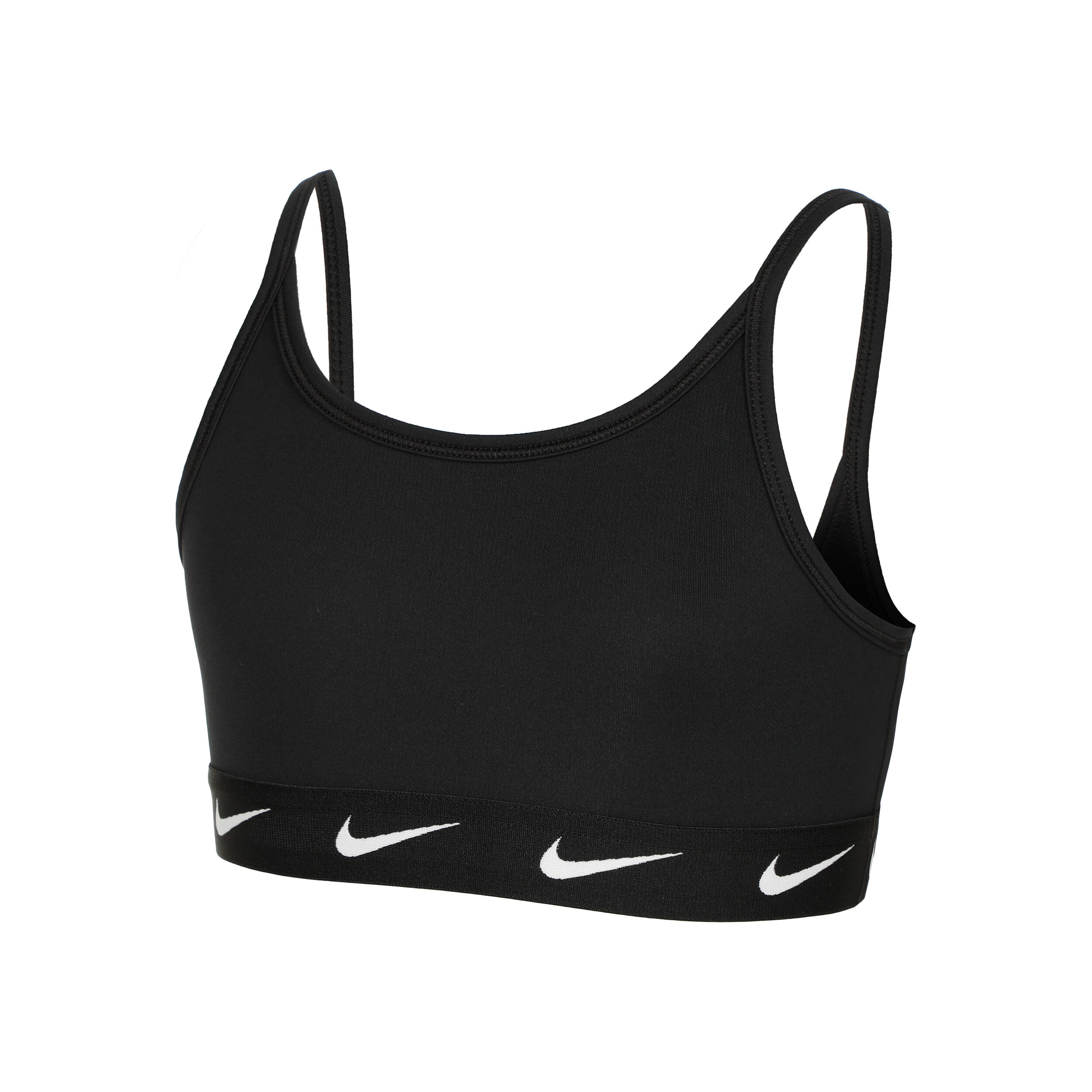 Dri-Fit Big Kids Sport-BH Mädchen - Schwarz