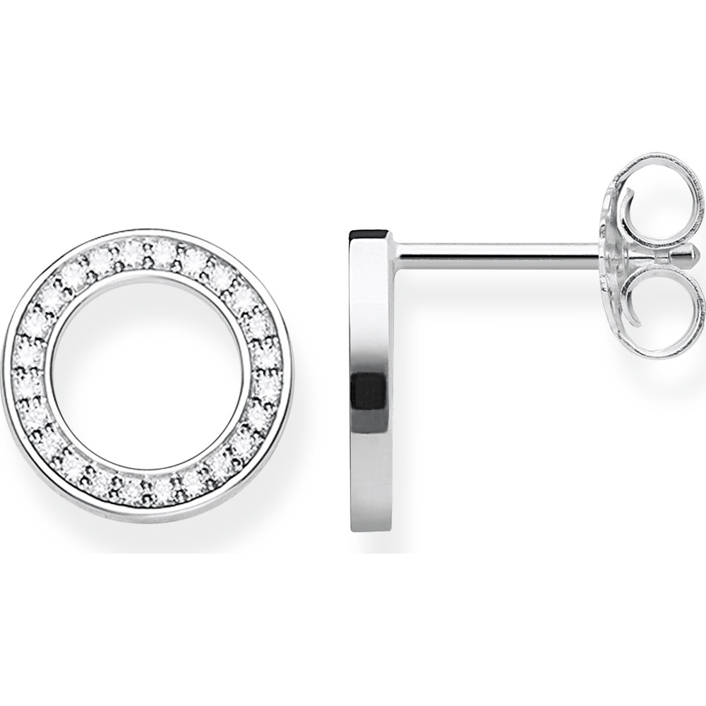 Thomas Sabo Boucles d'oreilles à fermoir à poussette 925 Argent Boucles d'oreilles