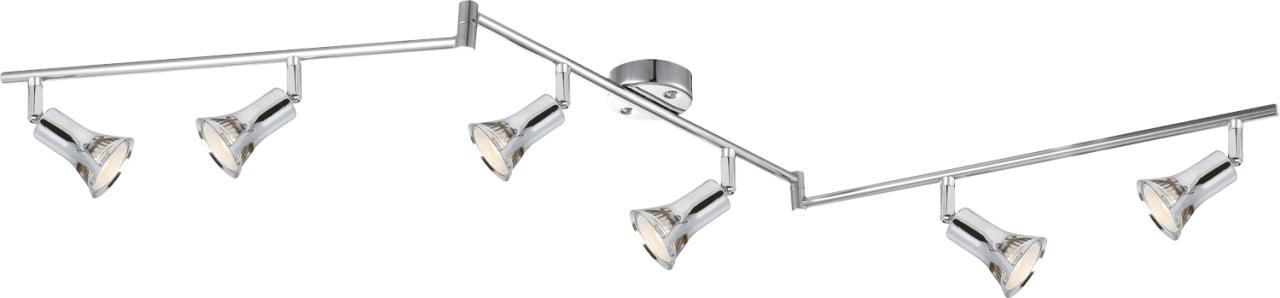 Globo Lighting - DANTE - Strahler Metall verchromt, 6x GU10 LED