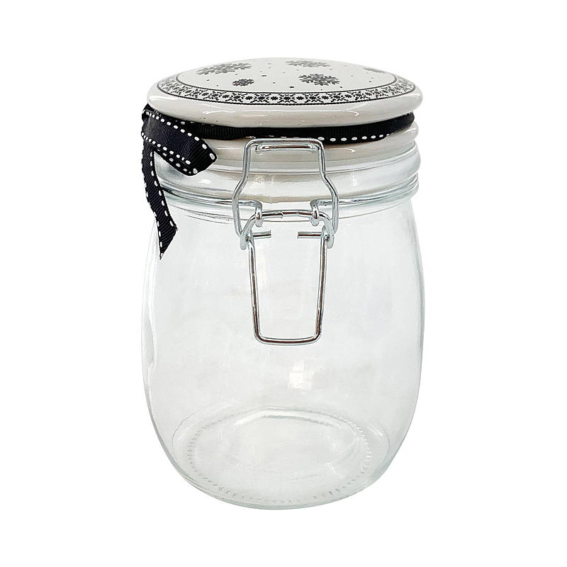 Cuisine Krukke 0,7 l m/keramikklokk