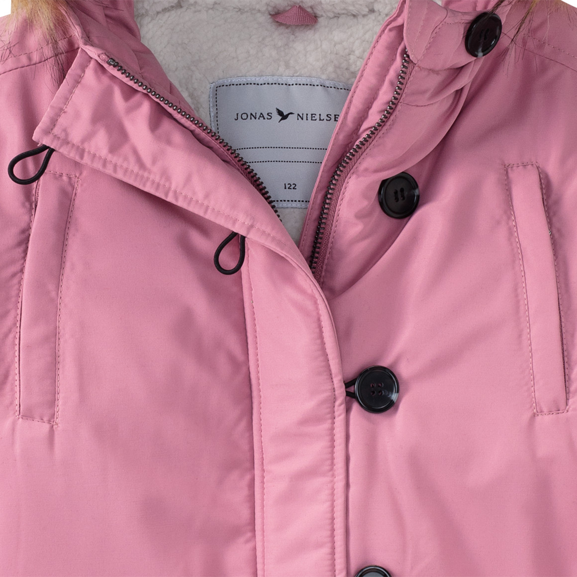 Mädchen Parka mit Fellimitat