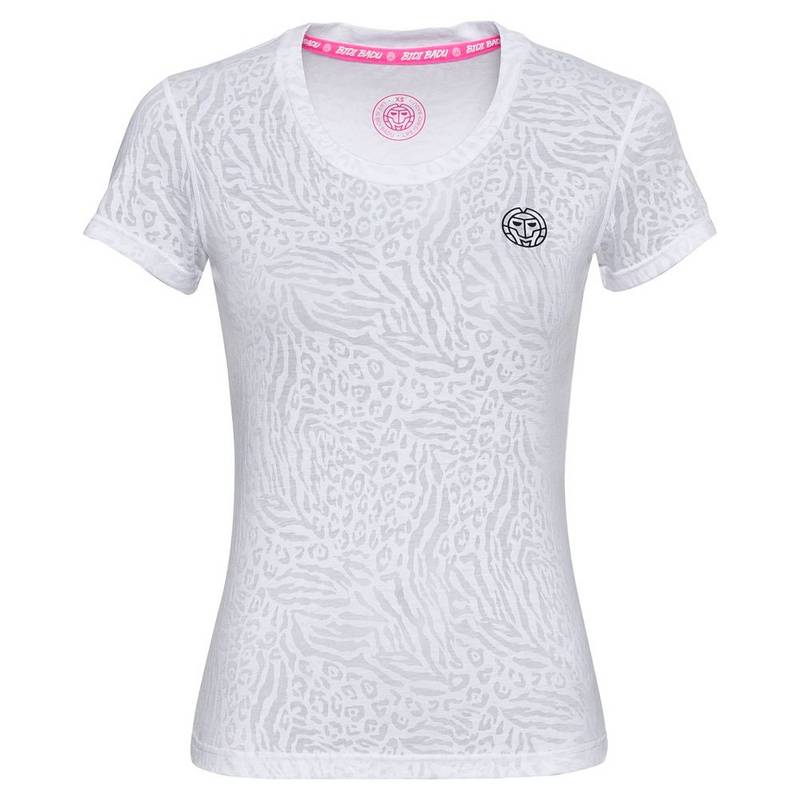 BIDI BADU Anni Burnout Tech Tee Tennisshirt Damen