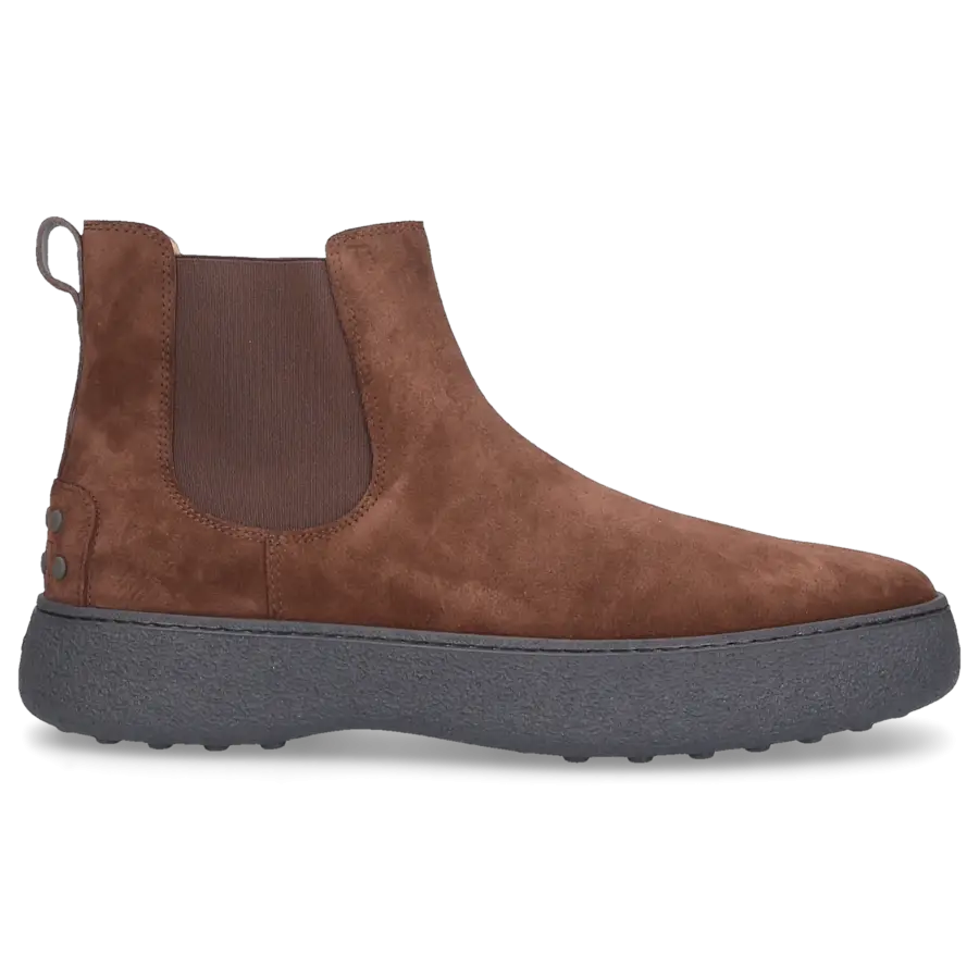 Tod's - Stiefeletten M09J0 Veloursleder - braun