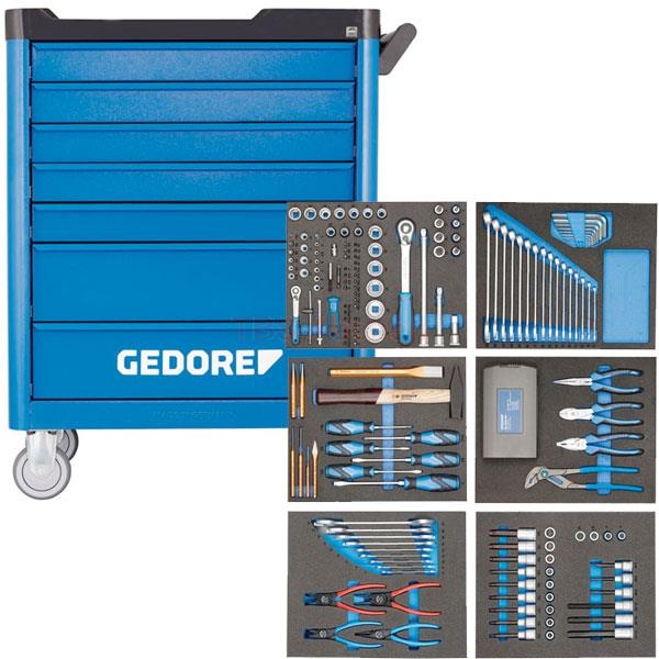 Гедоре 2980320 WSL-L-TS-190 Колица за алат WORKSTER SMARTLINE 190 делова