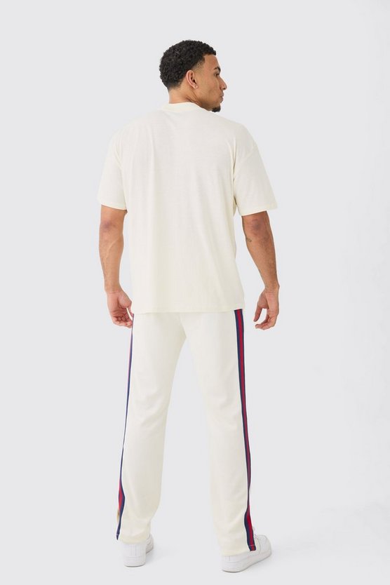 Oversize T-Shirt mit Man-Print