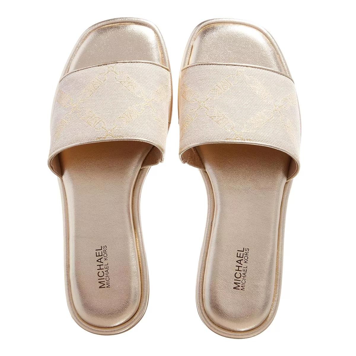 MICHAEL KORS Komfort Sandalen weiss Slide
