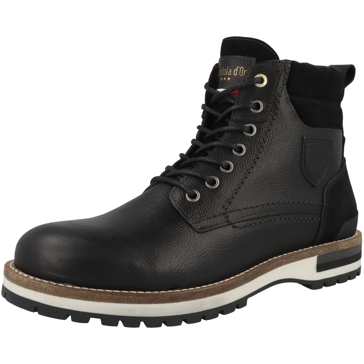 Pantofola d'Oro Pontida Fur Uomo High Schnürboots schwarz