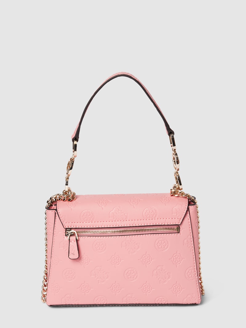 Umhängetasche mit Label-Print Modell 'GALERIA' in pink