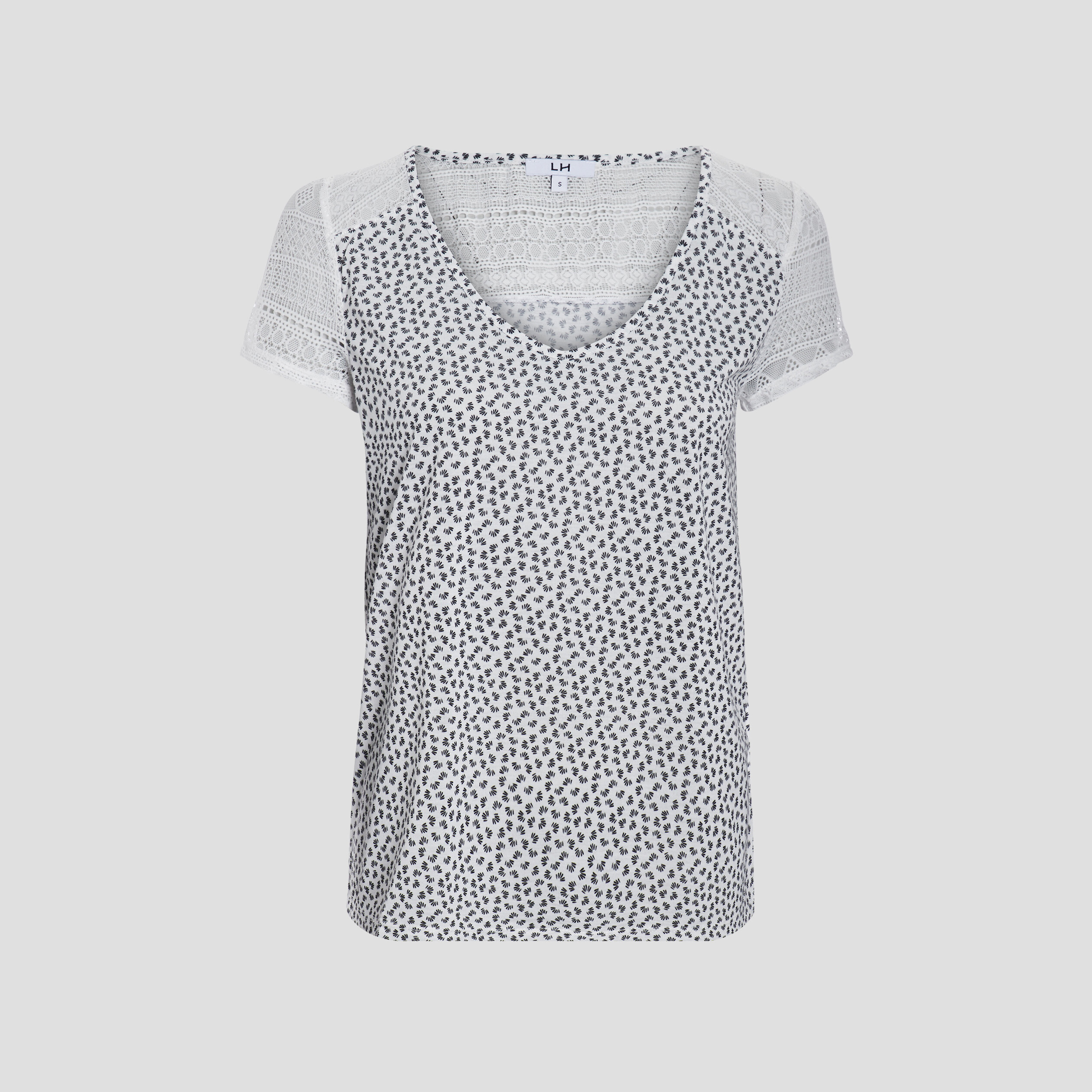 T-shirt manches courtes blanc femme | La Halle