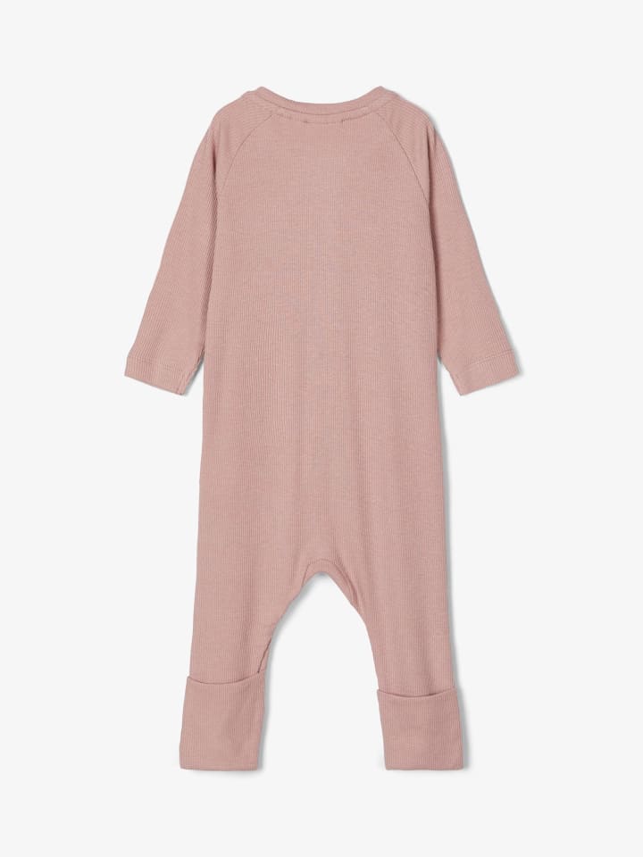 name it Mädchen Strampler mit Zipper ohne Fuß in Rosa günstig kaufen