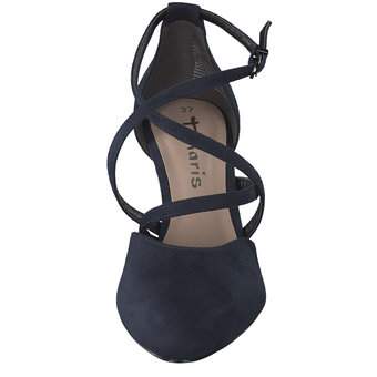 Tamaris Spangenpumps in blau