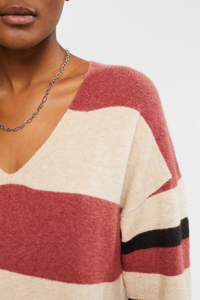 Mit Wolle: flauschiger Pullover