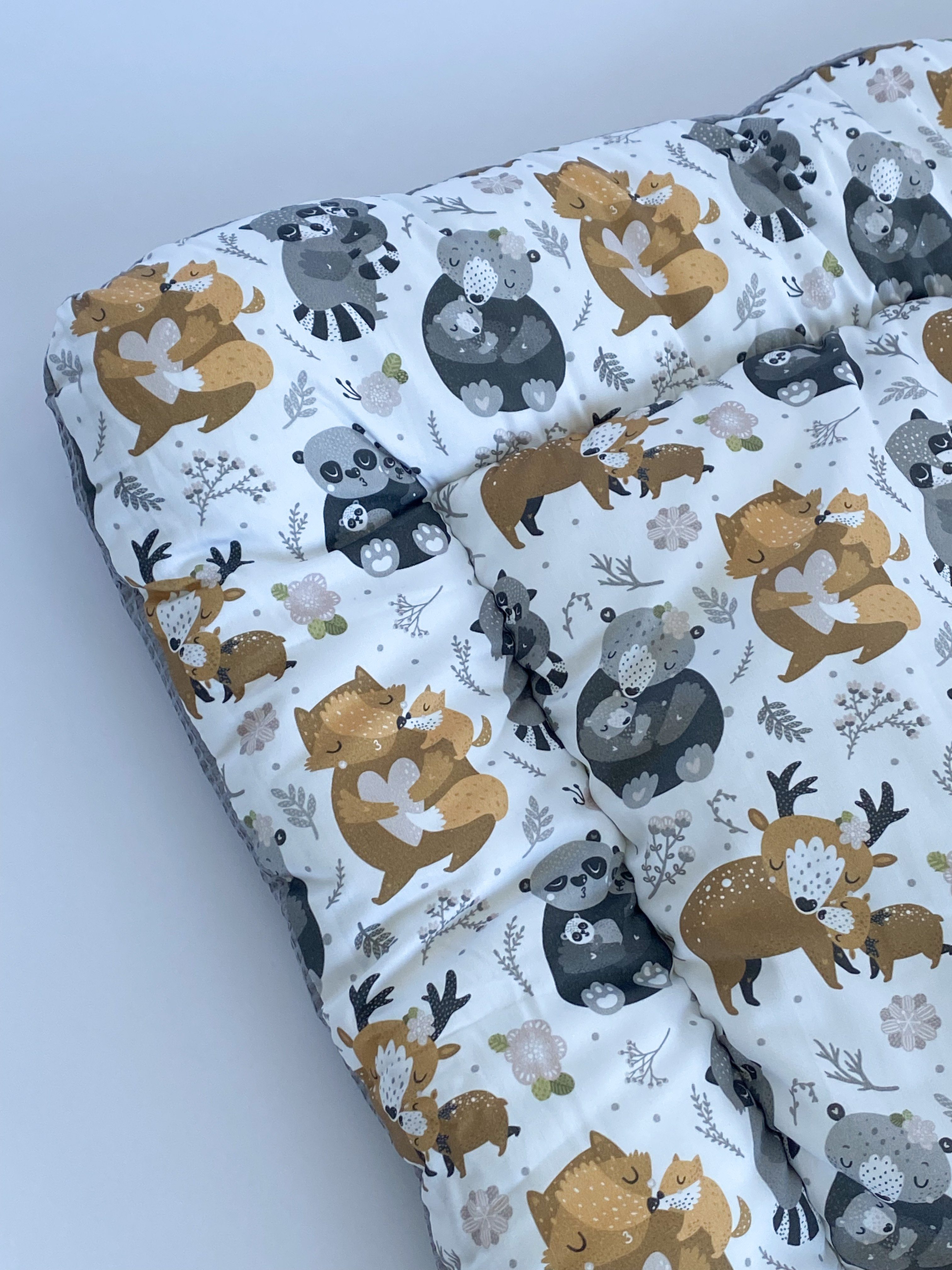 BABEES Wickelauflage Wickelunterlage für Ikea 75x75 70x50cm 100% Baumwolle Baby zweiseitig