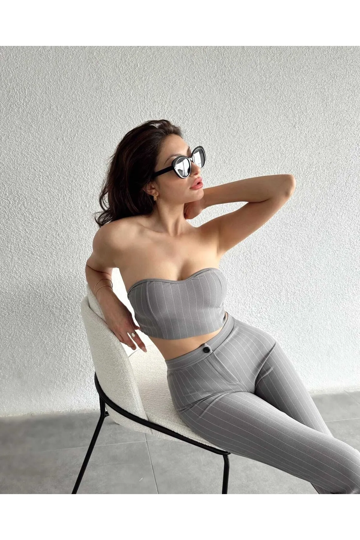 ZF BUTİK  Zweiteiler - Grau - Regular Fit