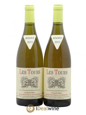 IGP Vaucluse (Vin de Pays de Vaucluse) Les Tours Grenache Blanc Emmanuel Reynaud  2019 - Lot de 2 Bouteilles