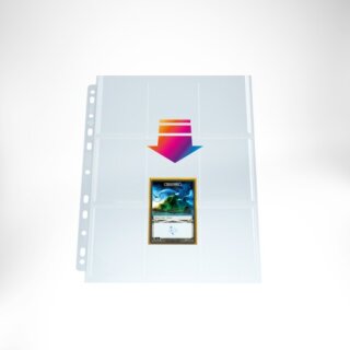 Gamegenic - Ultrasonic 9-Pocket Toploading Pages Clear (10)