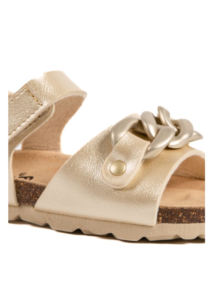 billowy Pantoletten  in gold günstig kaufen