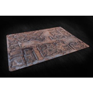 Desert Warzone City 2.0 Matte 30x22 Zoll geeignet für Kill Team und Warcry