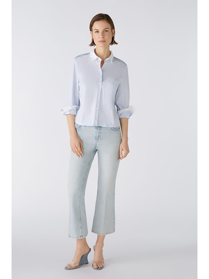 Oui Jeans - Flare fit - in Hellblau günstig kaufen
