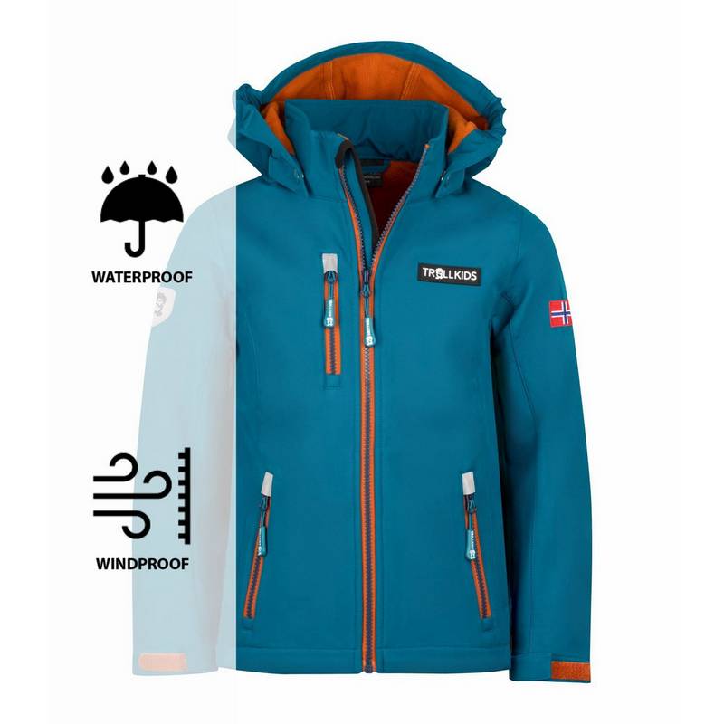 Trollkids Preikestolen Softshelljacke Kinder