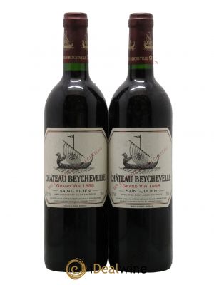 Château Beychevelle 4ème Grand Cru Classé  1998 - Lot de 2 Bouteilles