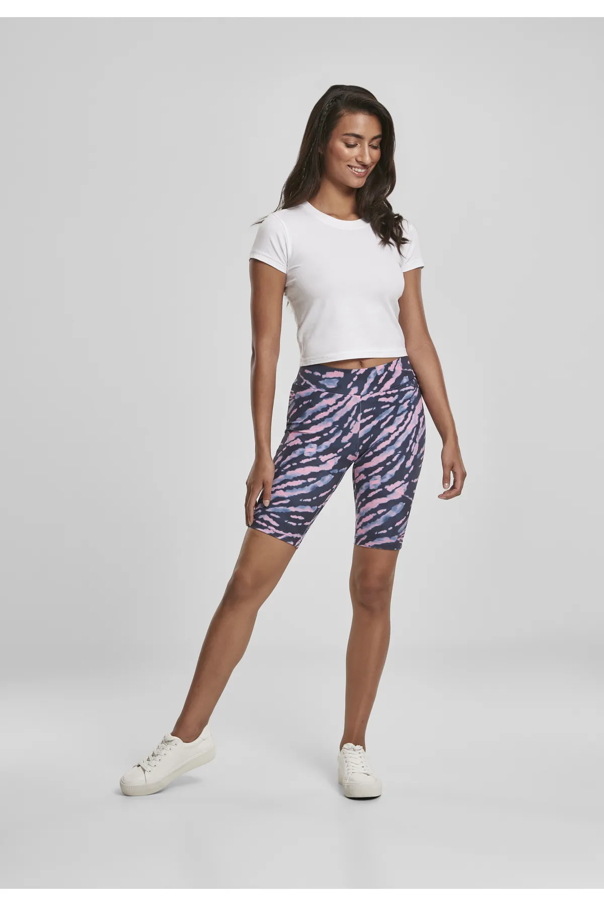 Urban Classics  Damen Ladies Tie Dye Cycling Shorts