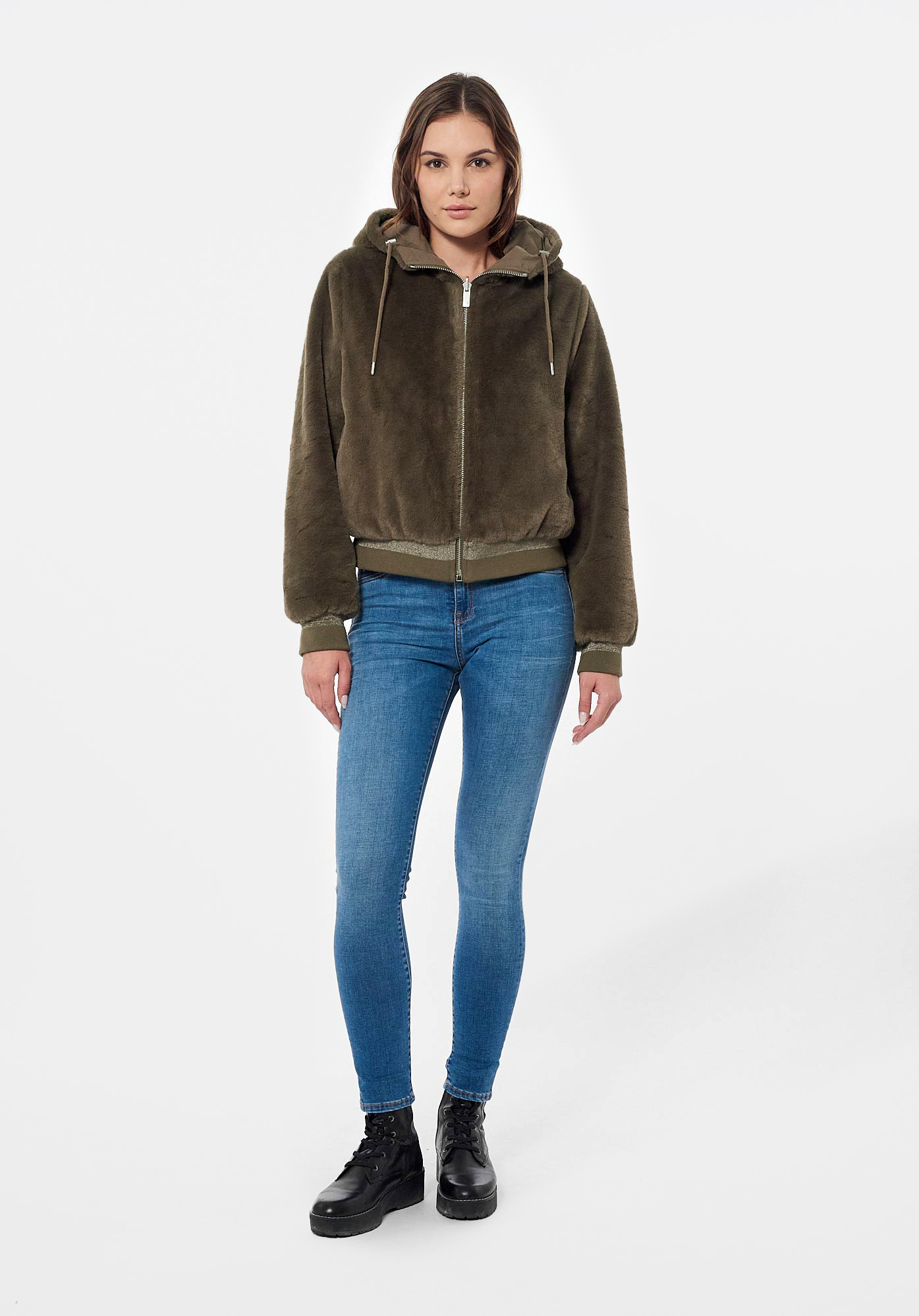 DIDA   Veste réversible kaki Femme