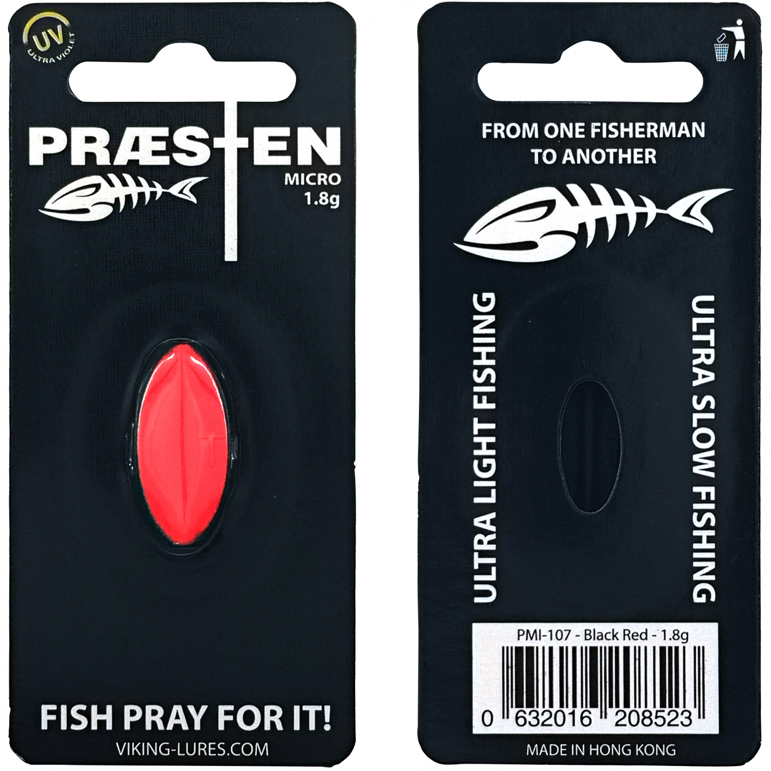 OGP Inlineköder Præsten Micro (Black Red)