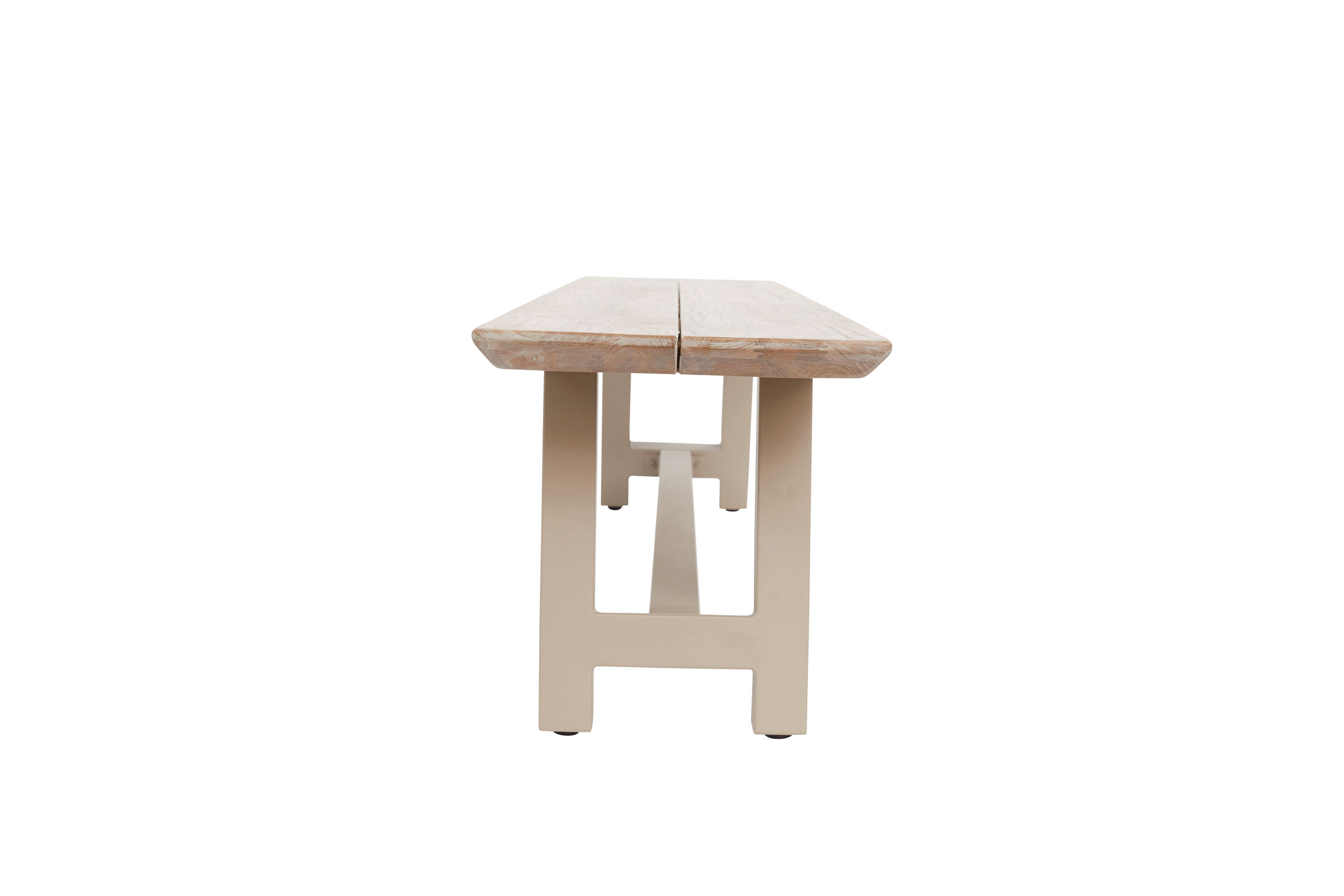 OUTDOORGartenbank Teak Weiss