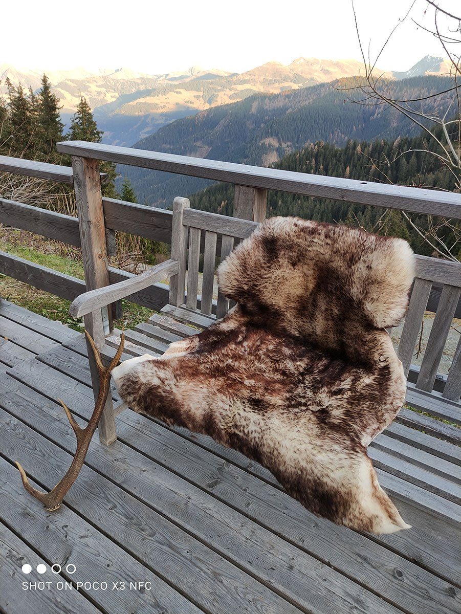 Fellteppich Schaffell geflammt - ökologisch gegerbt, Alpenfell GmbH, fellförmig, Höhe: 50 mm