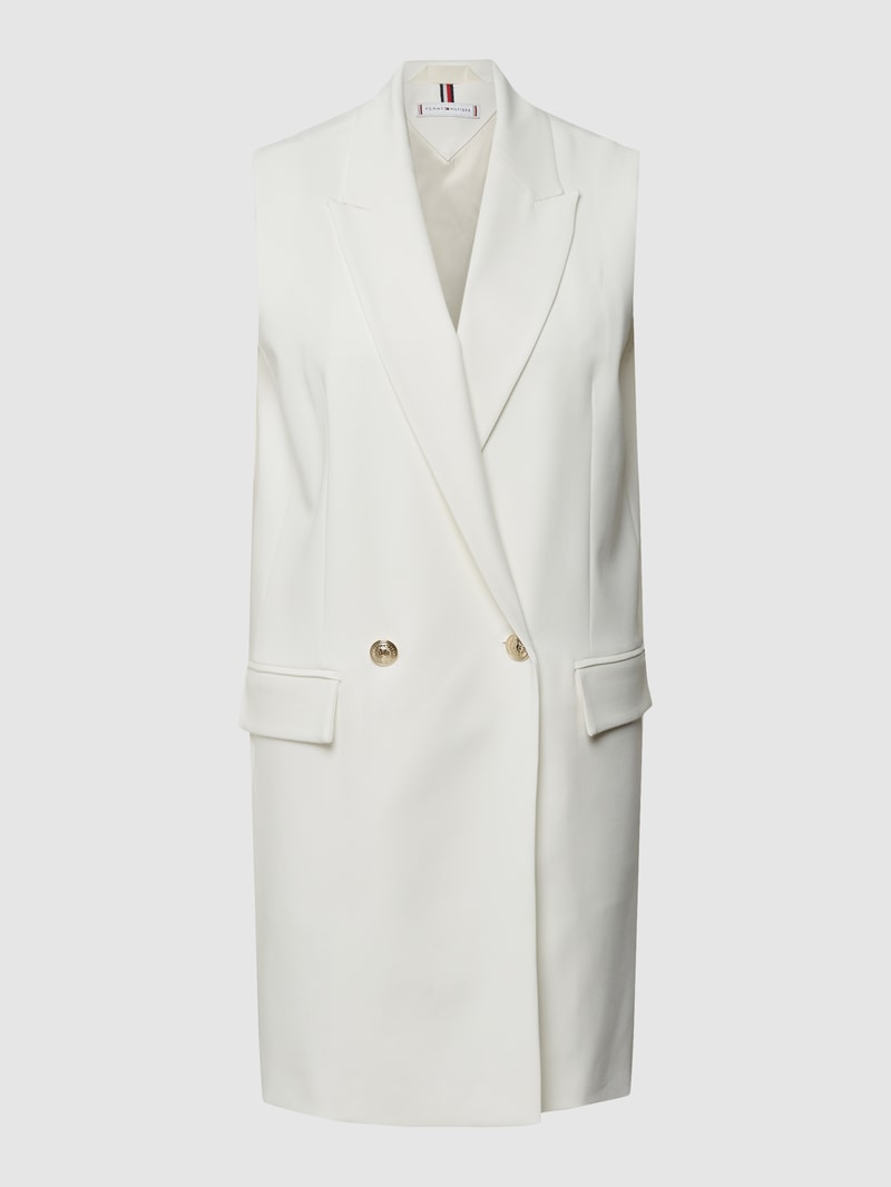 Longblazer mit Pattentaschen Modell 'SPRING' in ecru