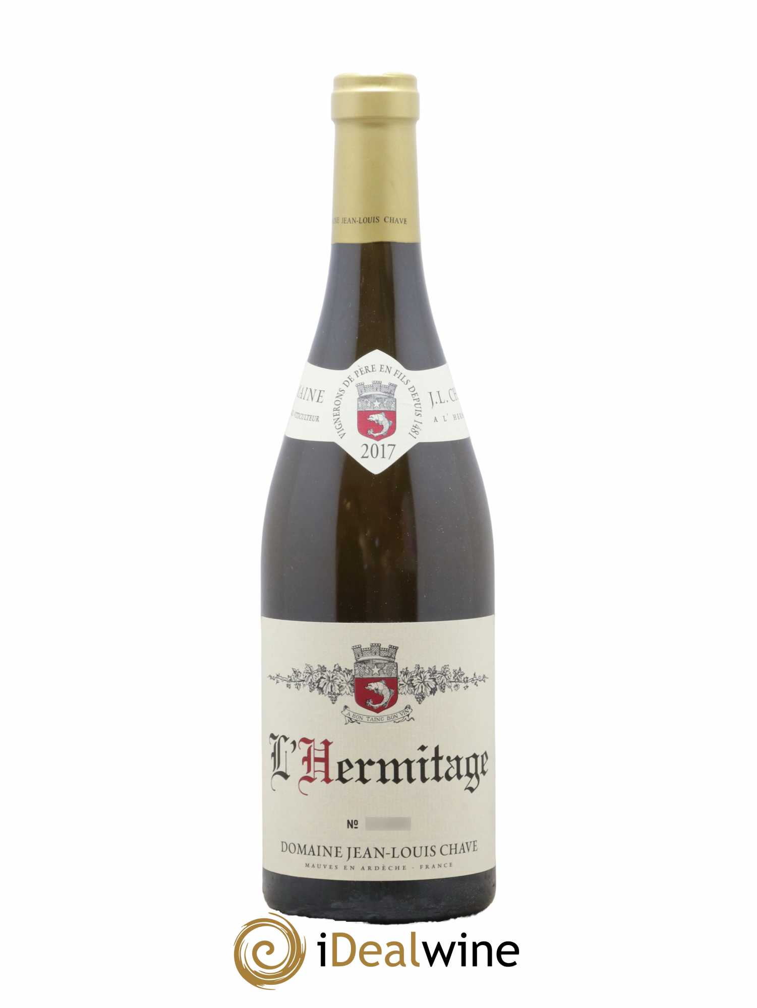 Hermitage Jean-Louis Chave  2017 - Lot de 1 Bouteille