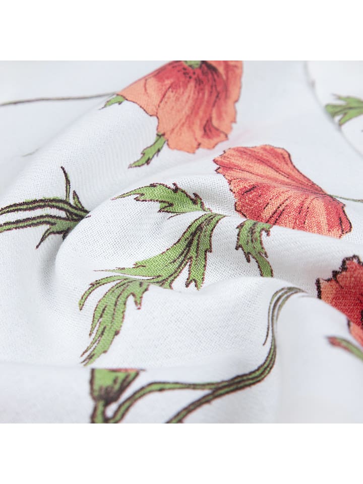 Homla Kochschürze ''Meadow Flowers'' in Weiß/ Rot/ Grün - (L)80 x (B)60 cm günstig kaufen onesize