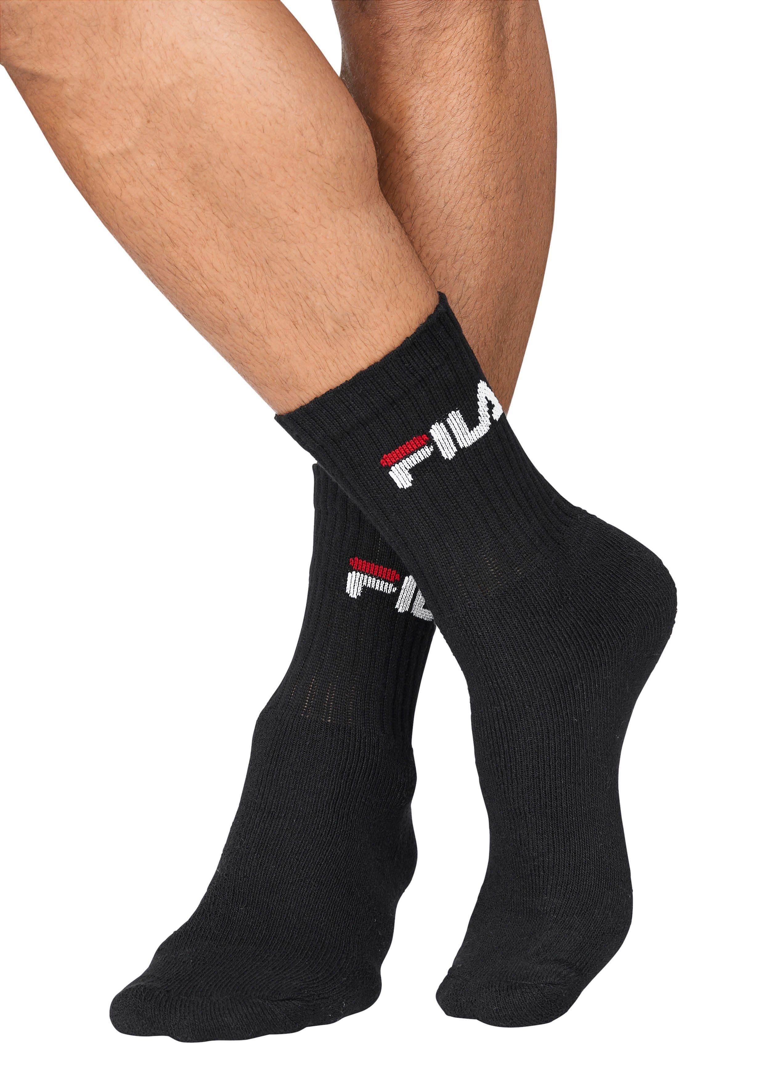 Fila Tennissocken (6-Paar) mit eingestricktem Logo