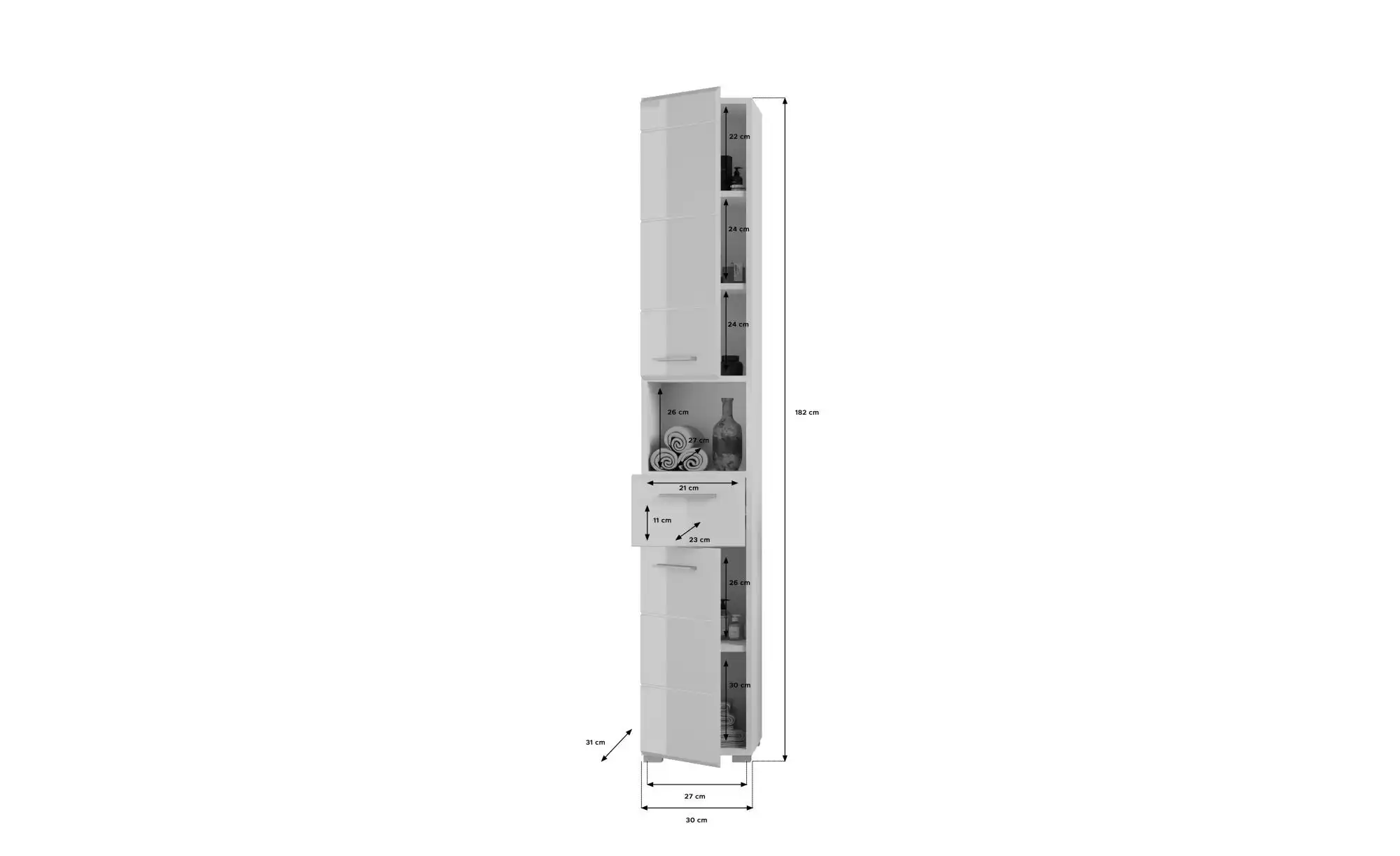 Hochschrank