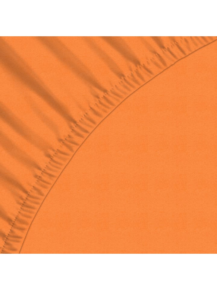 GMD Living Jersey Premium Spannbettlaken JANNEBY in Farbe Terracotta günstig kaufen