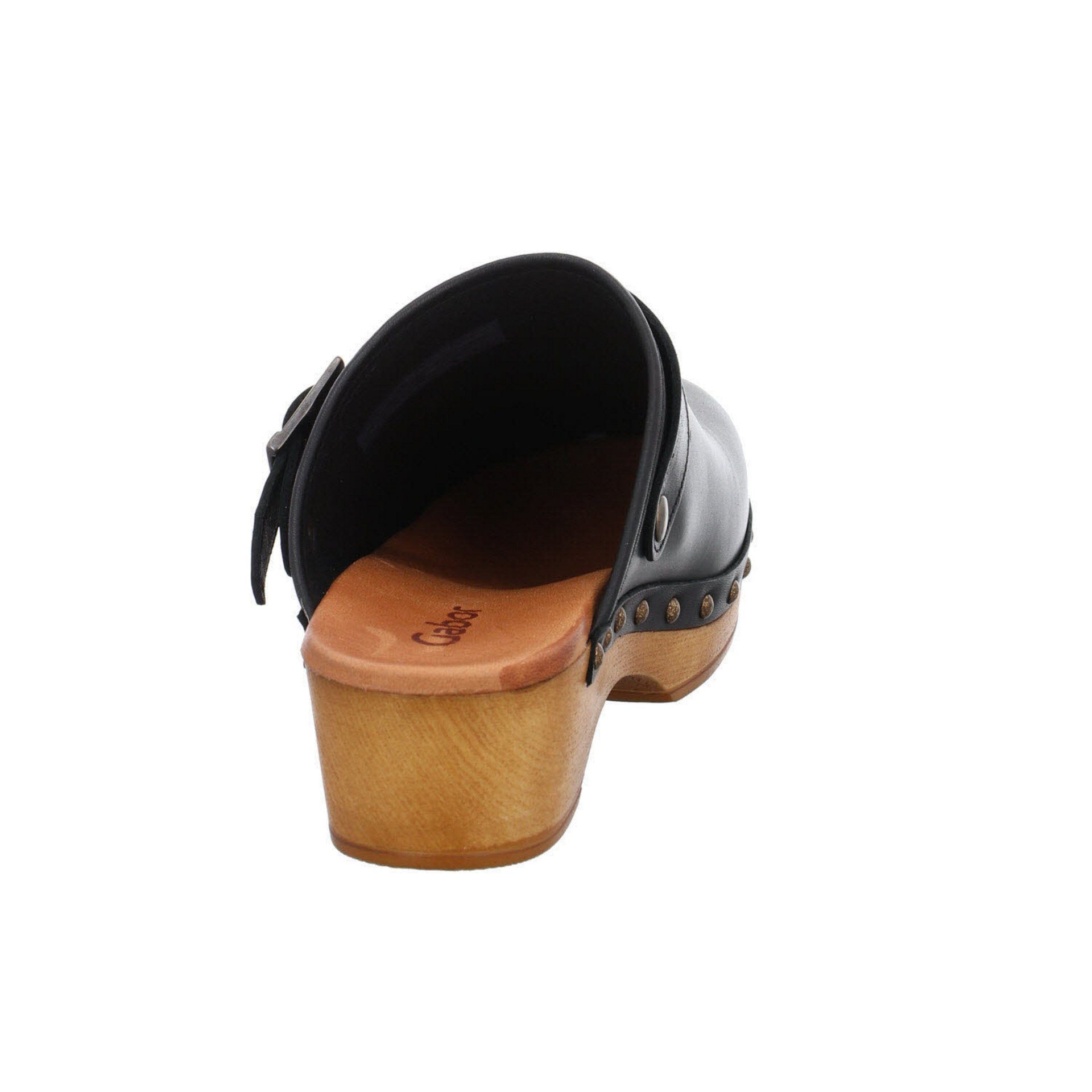 Gabor Damen Pantoletten Sandalen Clogs Glattleder uni Pantolette Glattleder